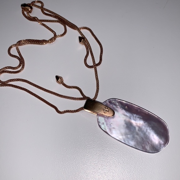 Kendra Scott Inez Rose Gold Long Pendant - Picture 12 of 15